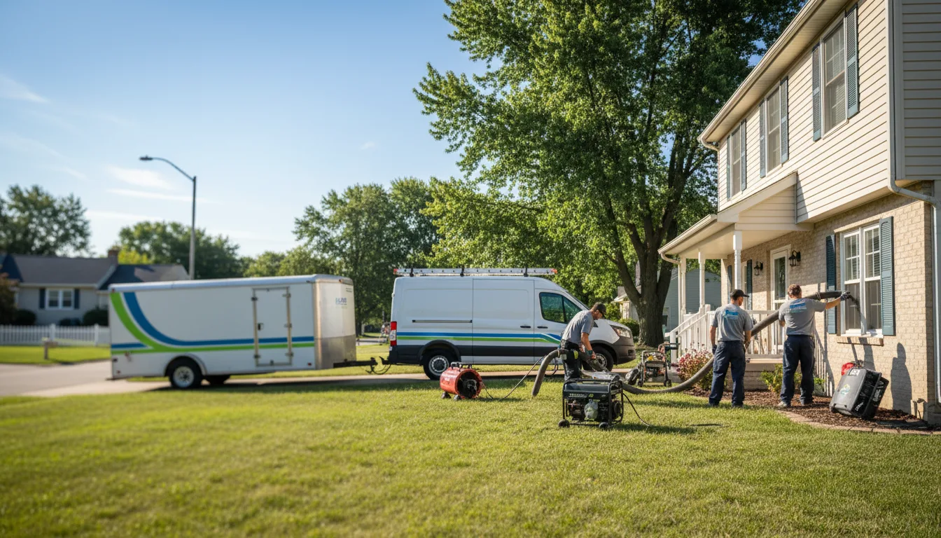 Flooded Basement Restoration And Cleanup With Repair in Pemberville, OH near me